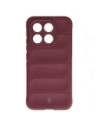 Pancerne etui Bizon Case Tur do Xiaomi 15T burgundowe