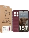 Pancerne etui Bizon Case Tur do Xiaomi 15T burgundowe