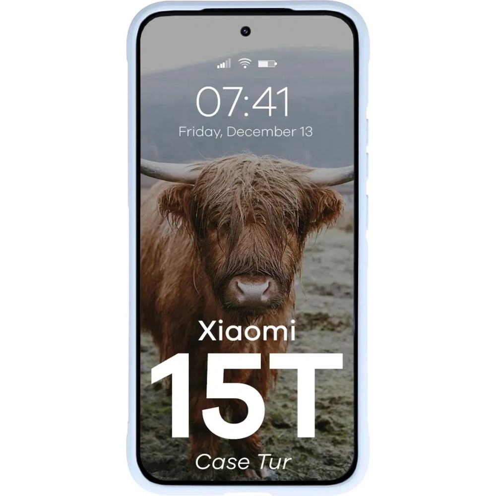 Pancerne etui Bizon Case Tur do Xiaomi 15T jasnoniebieskie