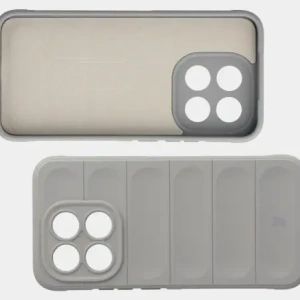 Pancerne etui Bizon Case Tur do Xiaomi 15T jasnoszare