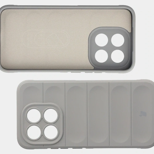 Pancerne etui Bizon Case Tur do Xiaomi 15T jasnoszare