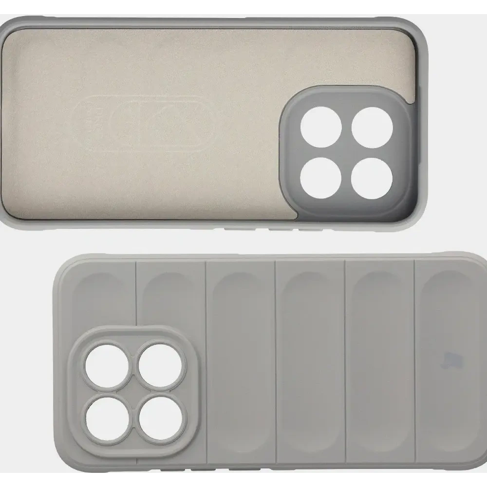 Pancerne etui Bizon Case Tur do Xiaomi 15T jasnoszare