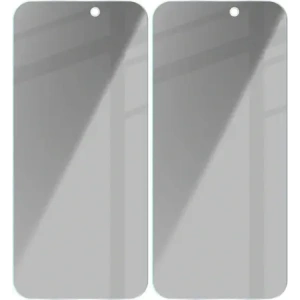 Prywatyzujące szkło hartowane Bizon Glass Clear Shadow Duo do Apple iPhone 17 / 17 Pro / 16 Pro przyciemniane [2 PACK]