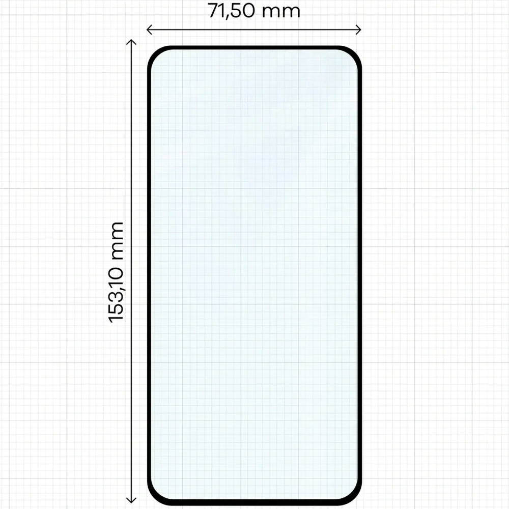 Szkło hartowane Bizon Glass Edge Duo do Samsung Galaxy S23 FE czarna ramka [2 PACK]
