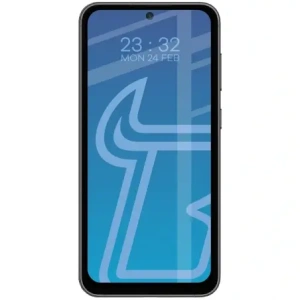 Szkło hartowane Bizon Glass Edge Duo do Samsung Galaxy S23 FE czarna ramka [2 PACK]