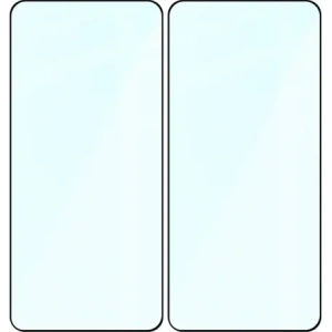 Szkło hartowane Bizon Glass Edge Duo do Samsung Galaxy S25+ Plus / S24+ Plus czarna ramka [2 PACK]