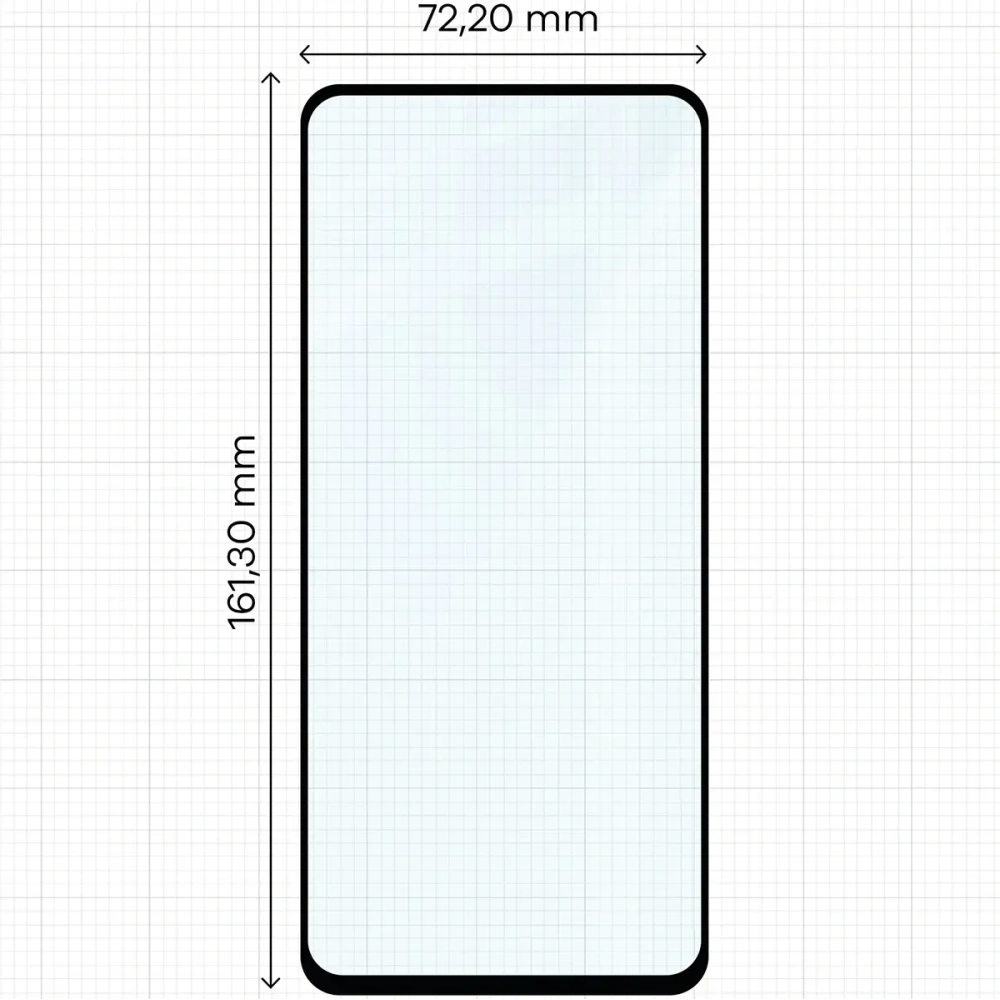 Szkło hartowane Bizon Glass Edge Duo do Motorola Moto G15 / G15 Power / G05 / E15 / G56 5G czarna ramka [2 PACK]