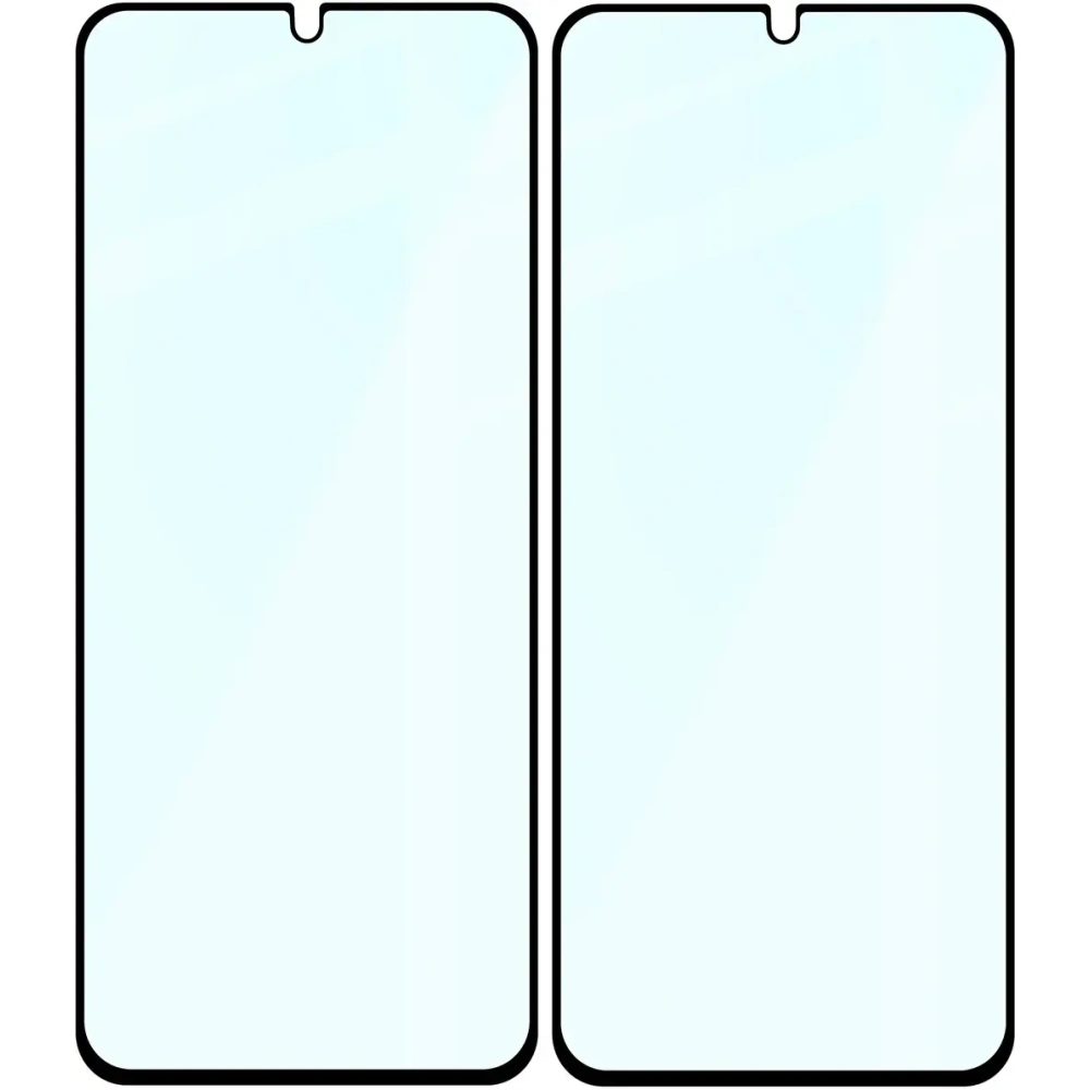 Szkło hartowane Bizon Glass Edge Duo do Xiaomi Redmi A5 4G / POCO C71 4G czarna ramka [2 PACK]