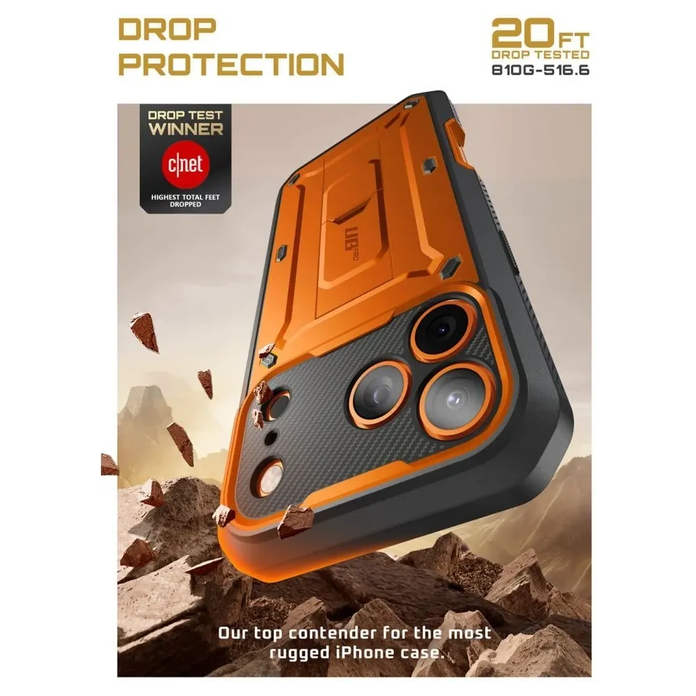 Etui Supcase Unicorn Beetle Pro do Apple iPhone 17 Pro Coral