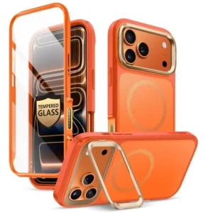Etui Supcase IBLSN Ares Flip Mag MagSafe do Apple iPhone 17 Pro Coral