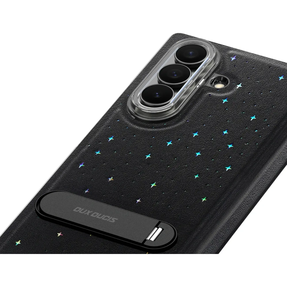 Etui Dux Ducis Stex do Samsung Galaxy Z Fold 7 z podstawką 360° czarne