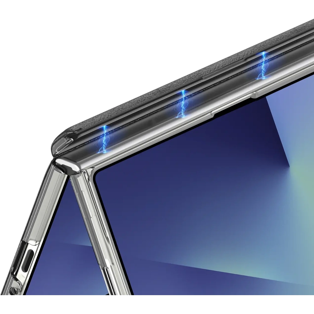 Etui Dux Ducis Stex do Samsung Galaxy Z Fold 7 z podstawką 360° czarne