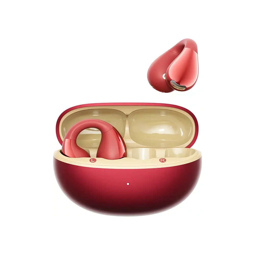 Bezprzewodowe słuchawki z klipsem QCY Crossky Clip C30S (czerwone)