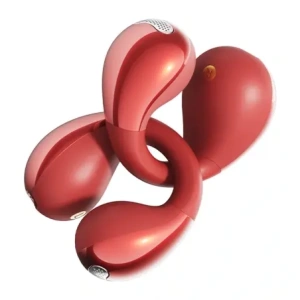 Bezprzewodowe słuchawki z klipsem QCY Crossky Clip C30S (czerwone)