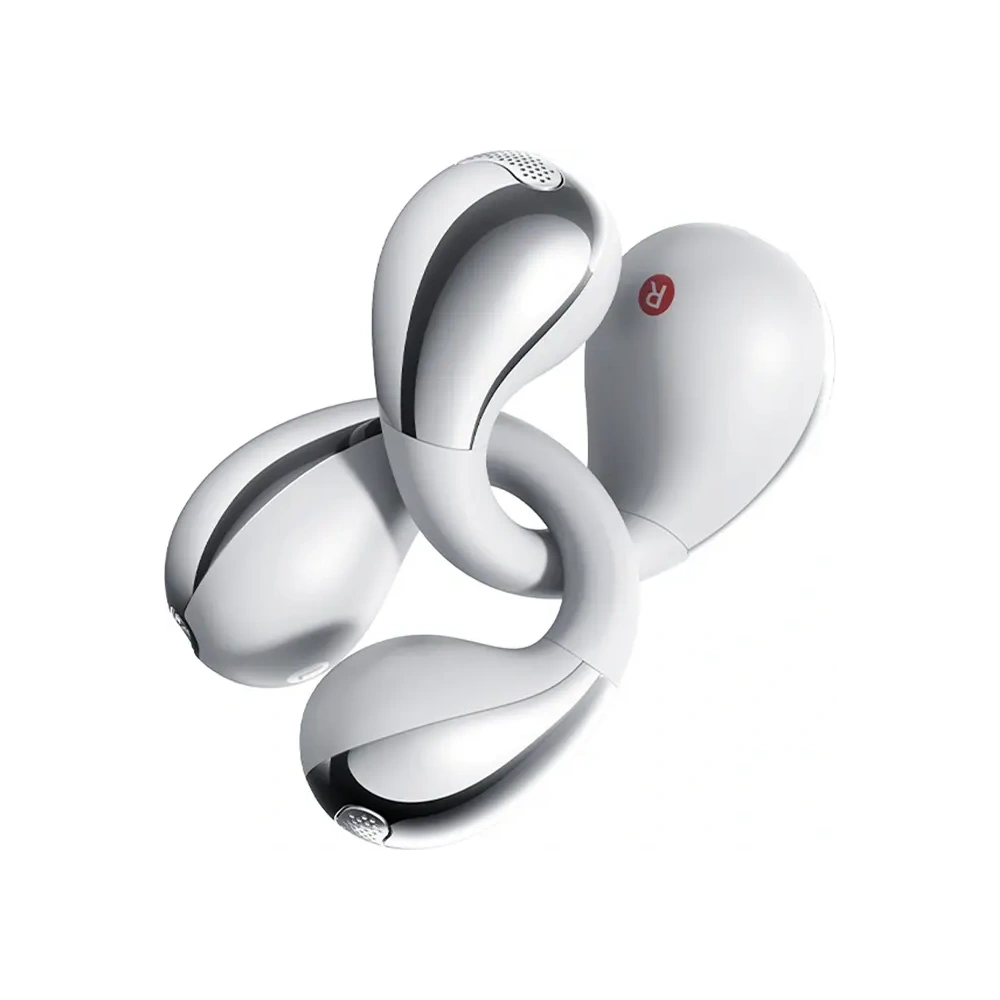 Bezprzewodowe słuchawki z klipsem QCY Crossky Clip C30S (srebrne)