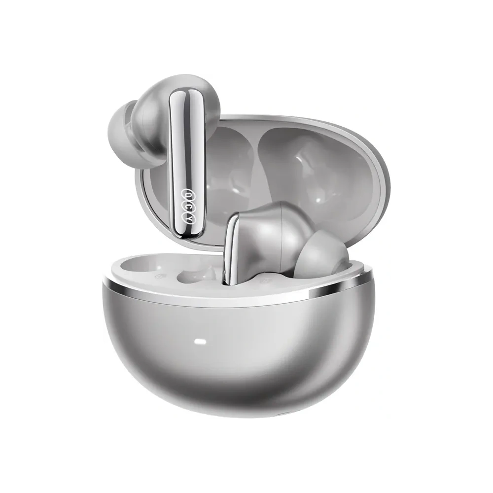 Bezprzewodowe słuchawki dokanałowe TWS QCY MeloBuds N70 Bluetooth 6.0 (Tytanowo-złote)