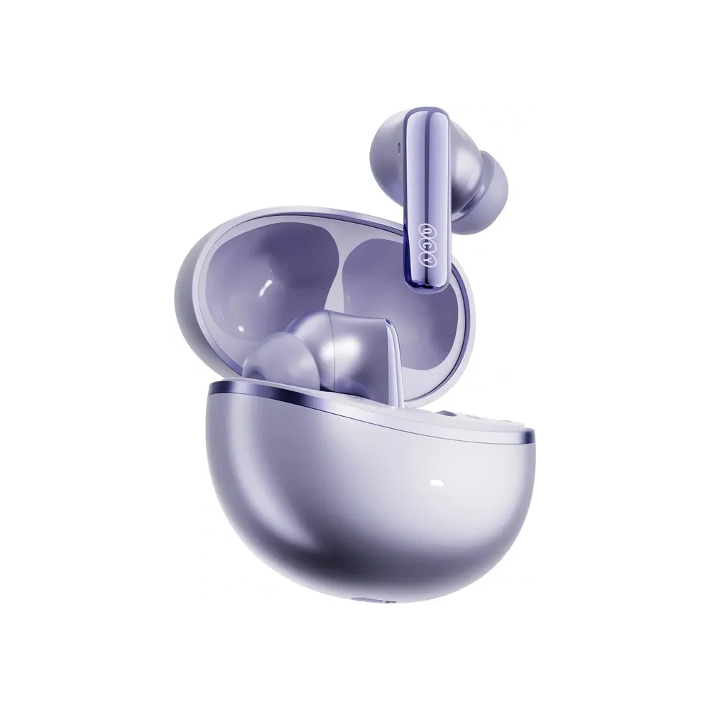 Bezprzewodowe słuchawki dokanałowe TWS QCY MeloBuds N70 Bluetooth 6.0 (fioletowe)