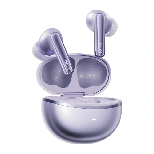 Bezprzewodowe słuchawki dokanałowe TWS QCY MeloBuds N70 Bluetooth 6.0 (fioletowe)
