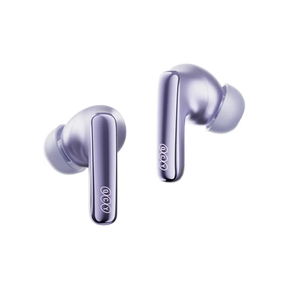 Bezprzewodowe słuchawki dokanałowe TWS QCY MeloBuds N70 Bluetooth 6.0 (fioletowe)
