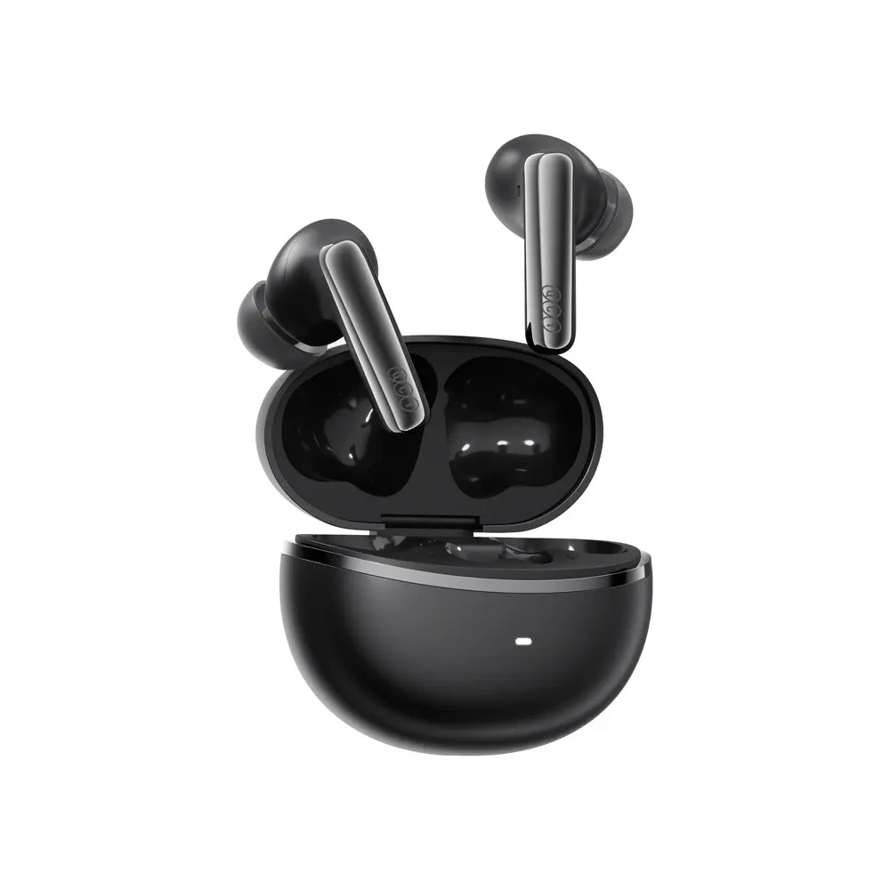 Bezprzewodowe słuchawki dokanałowe TWS QCY MeloBuds N70 Bluetooth 6.0 (czarny)