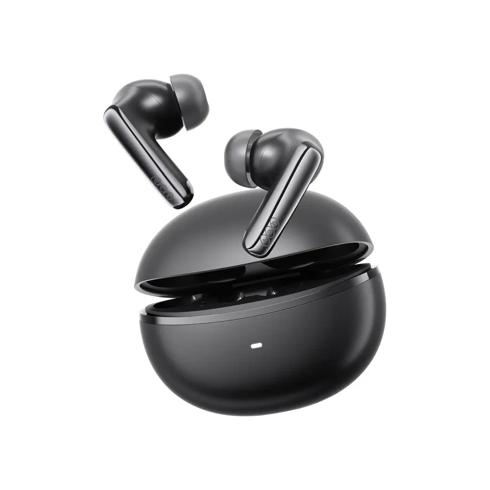 Bezprzewodowe słuchawki dokanałowe TWS QCY MeloBuds N70 Bluetooth 6.0 (czarny)