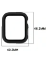 Etui ze szkłem do zegarka Bizon Case+Glass Watch do Apple Watch SE 3 / SE 2 / SE / 6 / 5 / 4 44mm matowe czarne