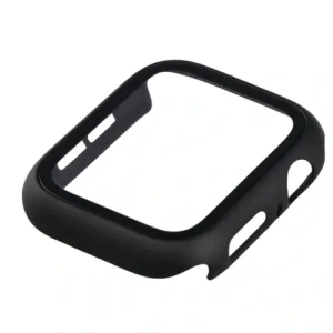 Etui ze szkłem do zegarka Bizon Case+Glass Watch do Apple Watch SE 3 / SE 2 / SE / 6 / 5 / 4 44mm matowe czarne