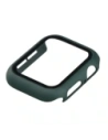 Etui ze szkłem do zegarka Bizon Case+Glass Watch do Apple Watch SE 3 / SE 2 / SE / 6 / 5 / 4 40mm matowe ciemnozielone