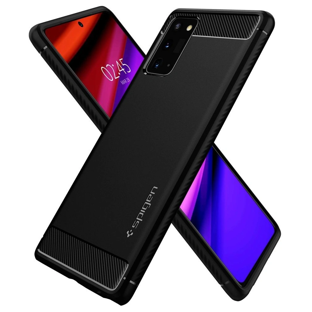 Hurtownia GSM - Etui Spigen Rugged Armor Samsung Galaxy Note 20 Negru Mat - SPN1203BLK - {ean13} - Hurt