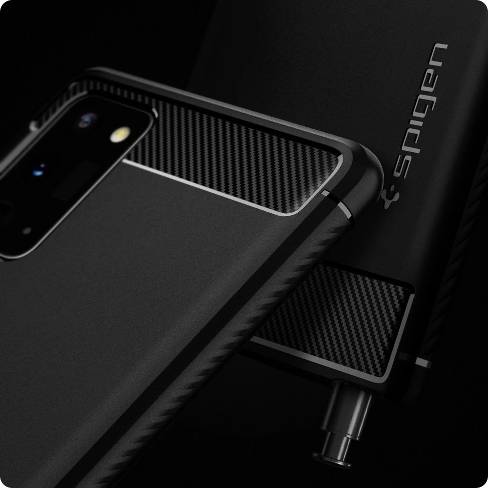 Wholesale Spigen Rugged Armor Samsung Galaxy Note 20 Matte Black - SPN1203BLK - {ean13} - Hurt