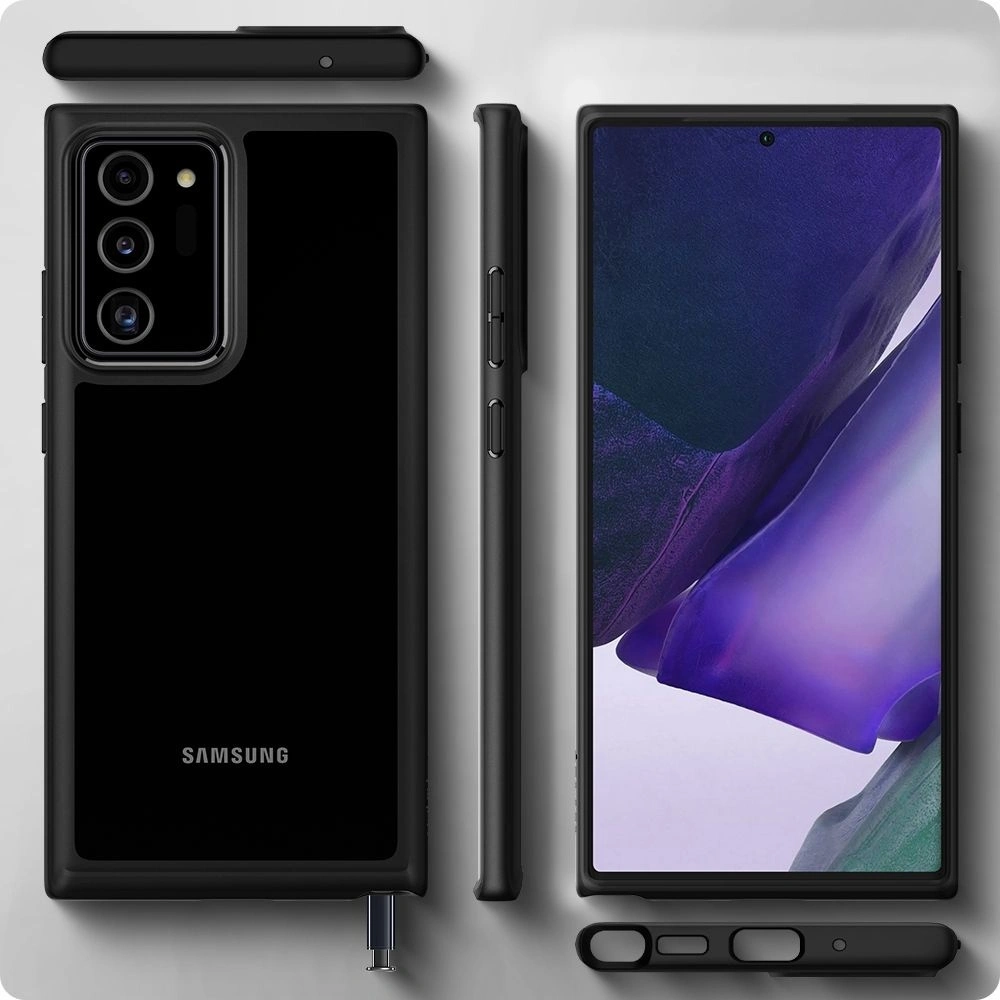 Wholesale Spigen Ultra Hybrid Samsung Galaxy Note 20 Ultra Matte Black - SPN1207BLK - {ean13} - Hurt