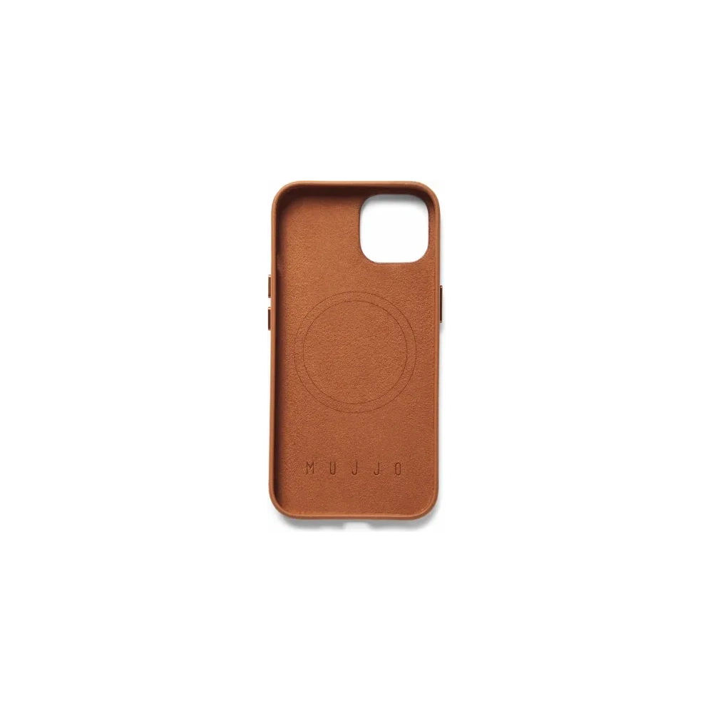 Etui skórzane Mujjo Full Leather Case do Apple iPhone 14 MagSafe (tan)
