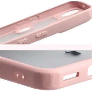 Etui Bizon Case Angelo do Nothing Phone (3) półprzezroczyste z jasnoróżową ramką