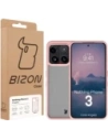 Etui Bizon Case Angelo do Nothing Phone (3) półprzezroczyste z jasnoróżową ramką