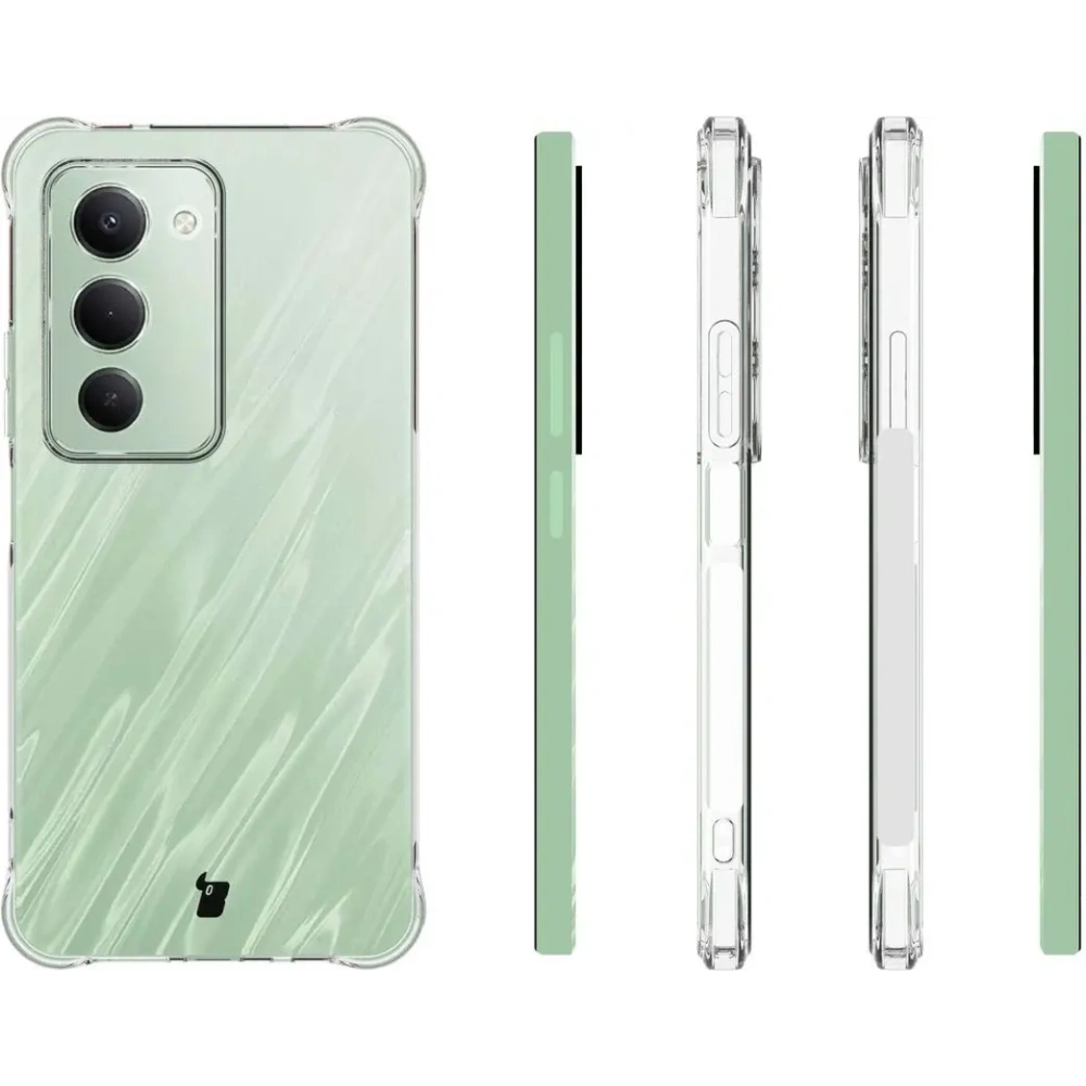 Elastyczne etui + 2x szkło hartowane Bizon Case Clear Pack do Xiaomi Redmi 15 4G / 5G