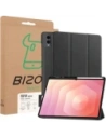 Etui z klapką Bizon Case Tab Lizard do Samsung Galaxy Tab S11 Ultra czarne