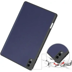 Etui z klapką Bizon Case Tab Lizard do Samsung Galaxy Tab S11 Ultra granatowe