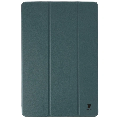 Etui z klapką Bizon Case Tab Lizard do Samsung Galaxy Tab S11 Ultra ciemnozielone