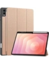 Etui z klapką Bizon Case Tab Lizard do Samsung Galaxy Tab S11 Ultra różowozłote