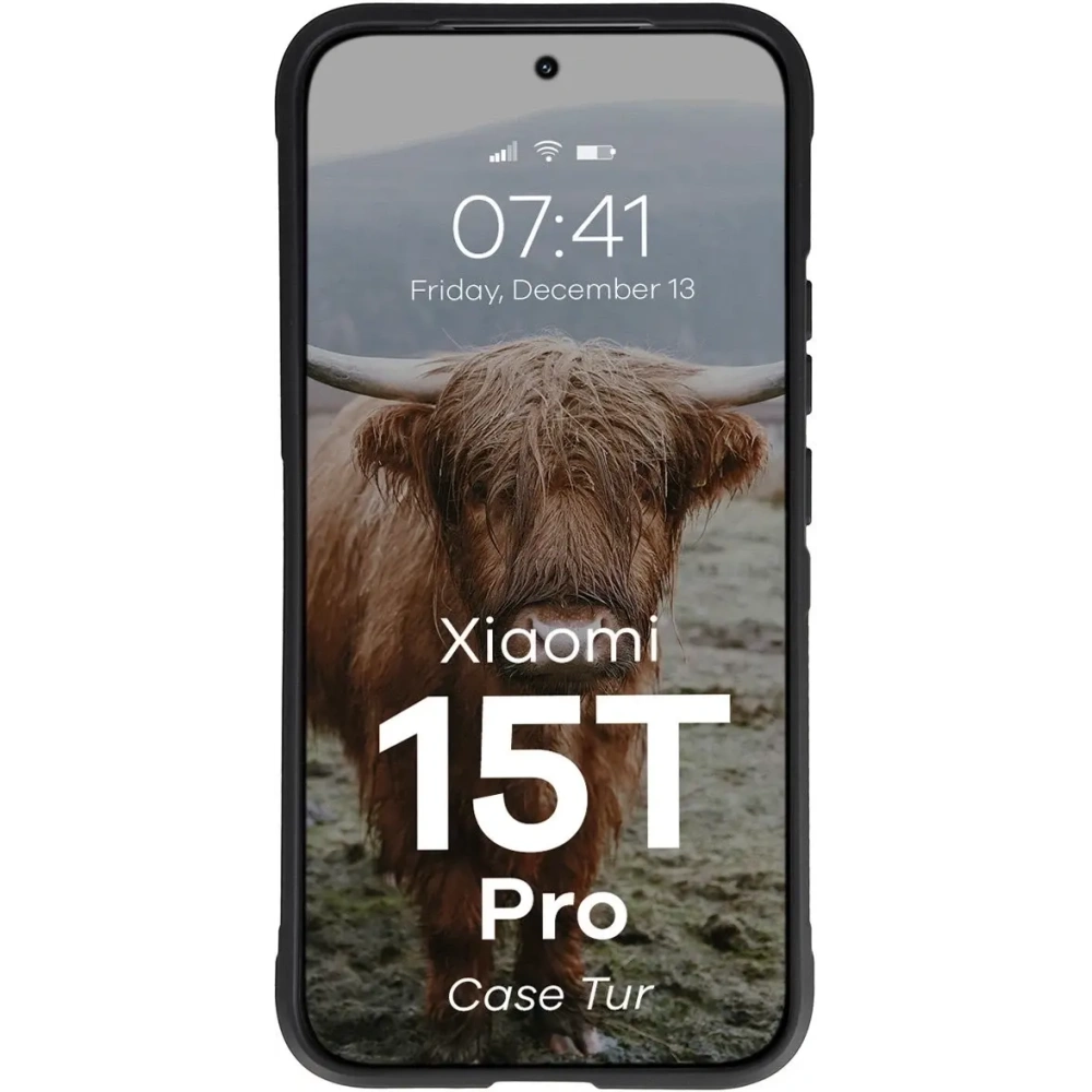 Pancerne etui Bizon Case Tur do Xiaomi 15T Pro czarne
