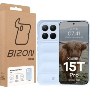 Pancerne etui Bizon Case Tur do Xiaomi 15T Pro jasnoniebieskie