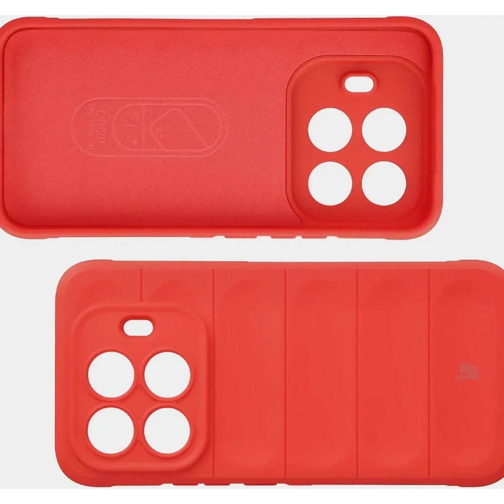 Pancerne etui Bizon Case Tur do Xiaomi 15T Pro czerwone