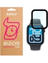 Szkło hybrydowe Bizon Glass Watch Edge Hybrid dla Apple Watch SE 3 / SE 2 / SE / 6 / 5 / 4 (44 mm) czarne