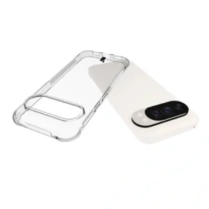 Etui + 2x szkło hartowane + szkiełko na obiektyw Bizon Case Clear Pack do Google Pixel 10 Pro