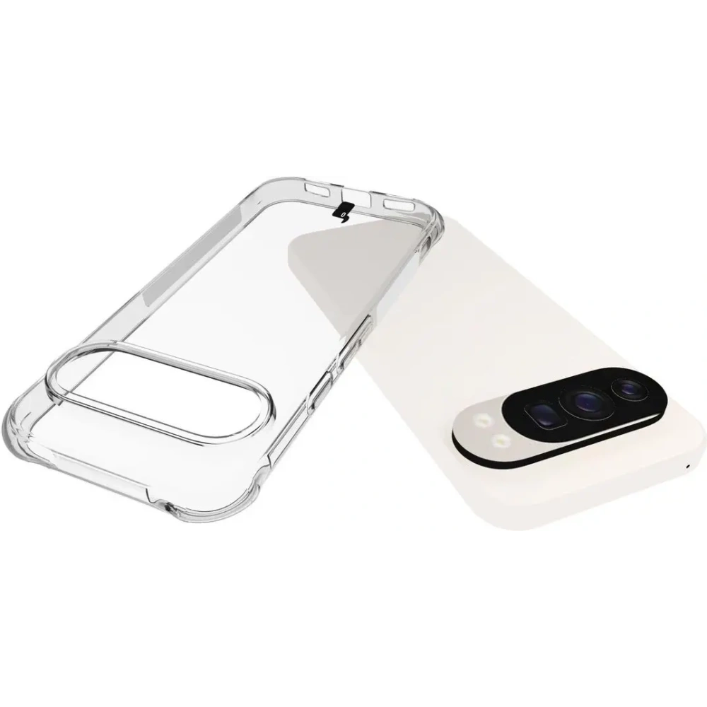 Etui + 2x szkło hartowane + szkiełko na obiektyw Bizon Case Clear Pack do Google Pixel 10 Pro