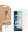 Elastyczne etui + 2x folia na ekran Bizon Case Clear Pack do Honor X7d / Honor 400 Smart
