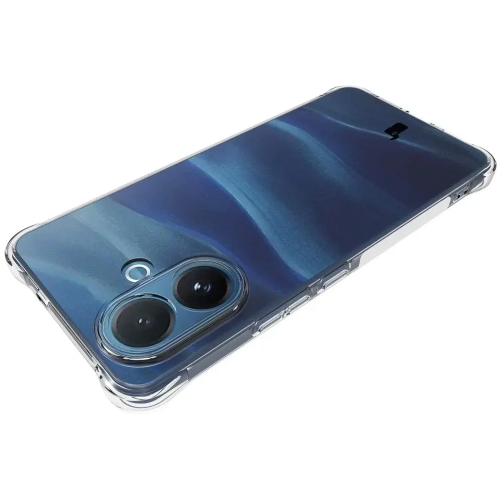 Elastyczne etui + 2x folia na ekran Bizon Case Clear Pack do Vivo V60 Lite 5G