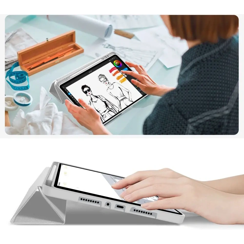 Etui Tech-Protect SmartCase Pen do Xiaomi Redmi Pad 2 Pro 12.1 Grey