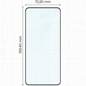 Szkło hartowane Bizon Glass Edge 2 do Vivo V60 Lite 5G czarna ramka