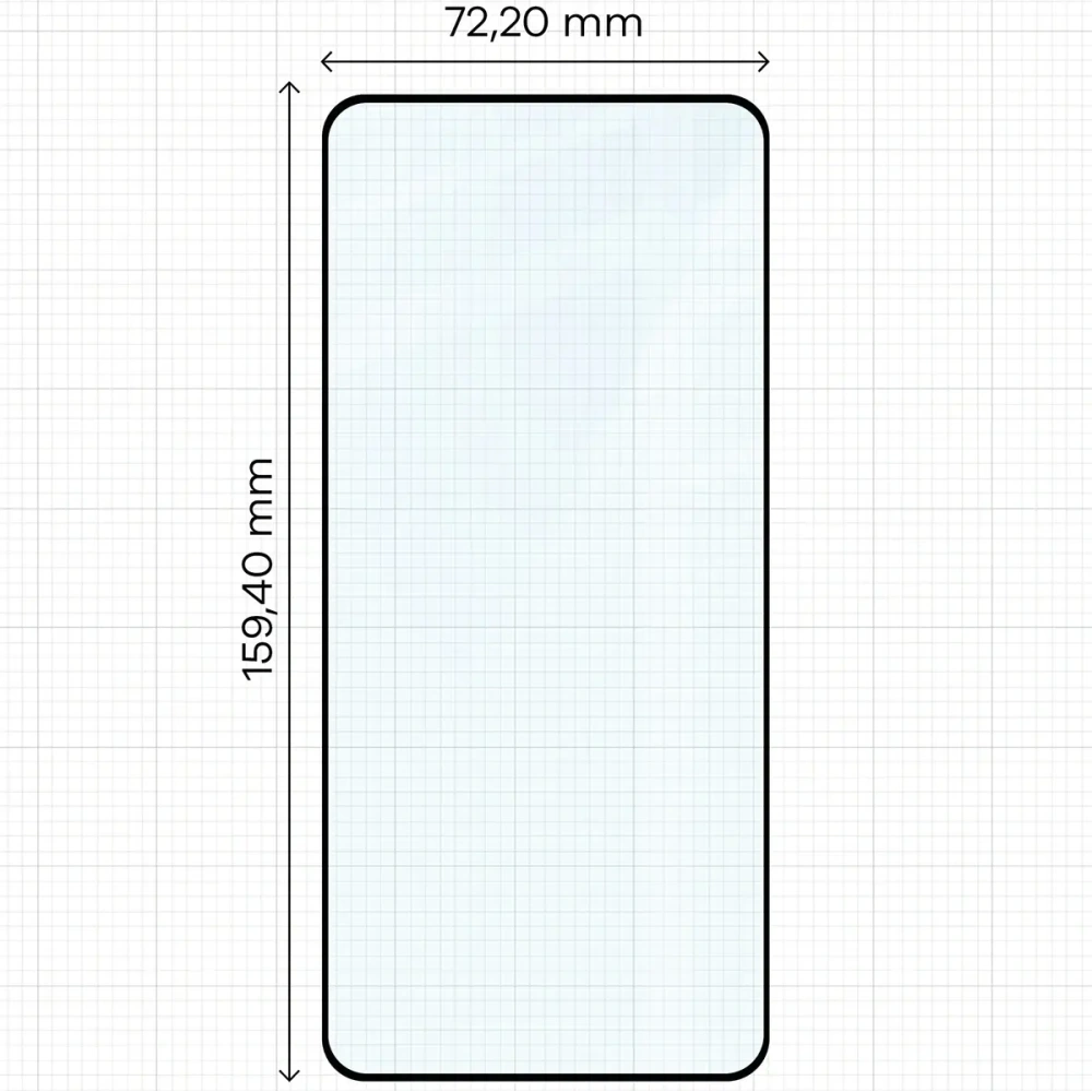 Szkło hartowane Bizon Glass Edge 2 do Vivo V60 Lite 5G czarna ramka